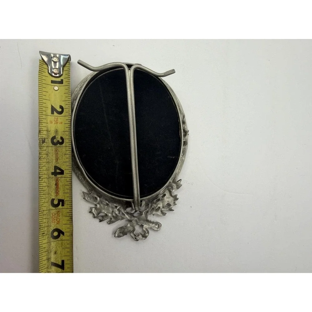 USA Elias Pewter 925 Fine Ornate Oval Picture Frame 1932 USA Artmetal - Picture 10 of 11